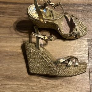 Gold Michael Kors Espadrilles